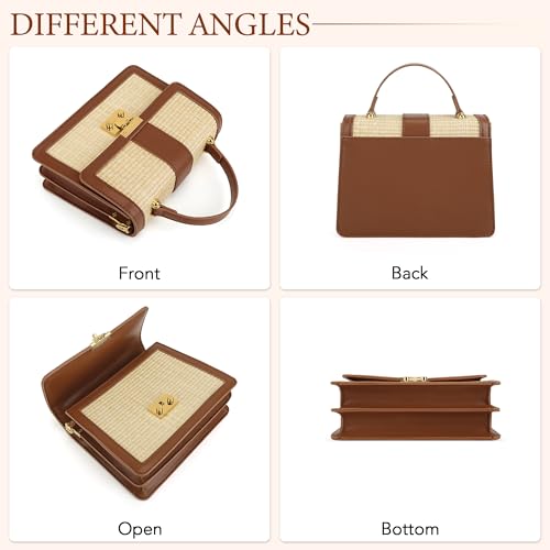 KKXIU Straw Crossbody Bags for Women, Summer Beach Clutch Purses for Women by KKXIU - Used condition - Image 7