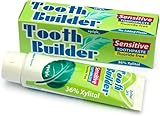 Squigle Tooth Builder SLS Free Toothpaste (Stops Tooth Sensitivity) Prevents Canker Sores, Cavities, Perioral Dermatitis, Bad Breath, Chapped Lips, 4 oz (4 Ounce (Pack of 1), Unflavored)