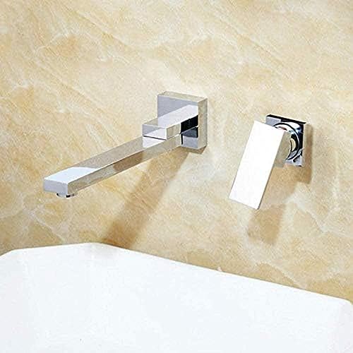 Faucet Wall Mounted Basin Faucet Single Handle Bathroom Mixer Tap Hot Cold Sink Faucet Rotation Spout Bathtub Shower Faucet
