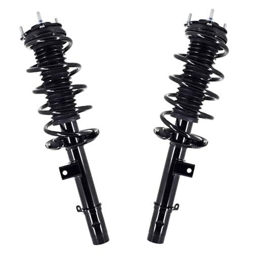 Image of Detroit Axle - Front Struts Rear Shocks for 2018 2019 2020 2021 2022 Honda Odyssey, 2 Complete Struts with Coil Spring Assembly 2 Shock Absorbers Assembly Replacement
