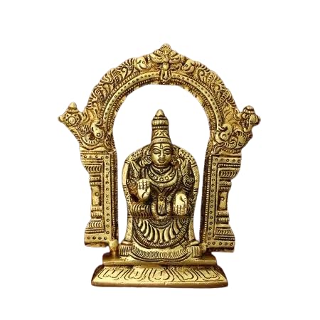 Statue Padmavati Devi Alamelumanga en laiton pour autel de maison et yoga