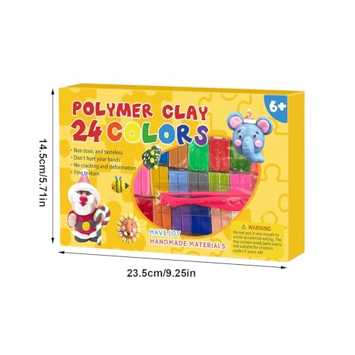 Pasta modelarska | 24 kolory samoutwardzające się do kreatywnych działań | sucha pasta do modelowania dla kreacji - dla wieków projekty artystyczne dom szkoła klasa gry