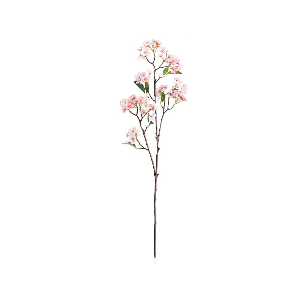 Artificial Apple Blossom, Artificial Apple Tree Branch Flower Silk Apple Blossom Arrangement, Used for Family Wedding Decoration. (Pink, 39 inches)
