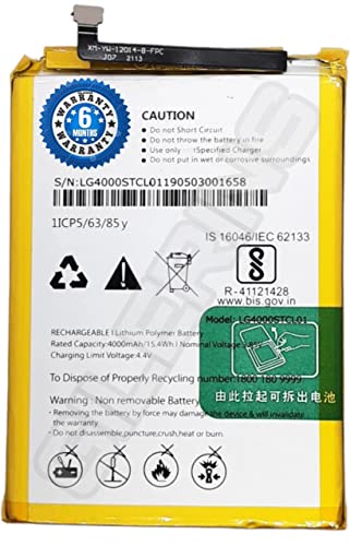 Image of Original LG4000STCL01 Battery for LG W10 LMX130IM Battery (4000mAh) Battery with 6 Month Warranty** (E2300)