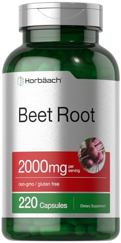 Beet root supplement capsules bottle