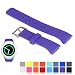 Feskio for Samsung Gear S2 SM-R720/R730 Watch Replacement Band Accessory Small/Large Size Soft Silicone Wristband Strap Smartwatch Sport Band Fit for Samsung Galaxy Gear S2 SM-720/SM-730 Smartwatch