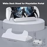 Tendak Stojak na podstawkę z ładowarką typu C i adapterem słuchawkowym do PlayStation Portal Remote PlayPlayer, stojak do portalu PS, konwerter ładowania i stojak do PS5 Portal Remote Player
