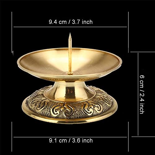 Tea Light Candle Holders,Tea Light Holder,Wedding Table Decor,Retro Pure Copper Candle Holder Brass Oil Lamp Holder Retro Home Decoration Candle Holder Holder #TOP4