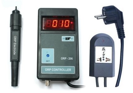 Regulator Redox/ORP, urządzenie sterujące, ozonator, akwarium, basen, staw, słodka/słona, P17