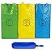 Natuiahan 3 Sacchetti di Riciclaggio Resistenti, Pratici e Facili da Pulire e Trasportare. Include Un Sacchetto di Riciclaggio per Riporre Sacchetti di Plastica.