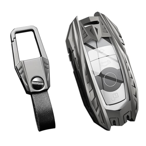 Ocezbiis For BMW Key Fob Cover,Keychain,Zinc Alloy Protection Car Key Case For X1 X3 X4 X5 X6 1 3 4 5 6 7 Series M3 M5 M6 GT3 GT5 Smart Remote Keyless Keyshell Accessories(For BMW Style A Grey) by Ocezbiis - Used condition - US$22.86