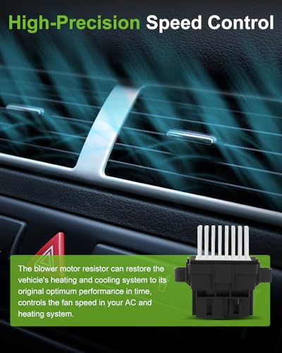 Image of SCITOO 68029736AA,RU684 HVAC Blower Motor Resistor for 2008-2013 for Chrysler 300 /2008-2016 for Town & Country /2008-2010 for Dodge Charger /2008-2018 for Grand Caravan /2008 for Magnum