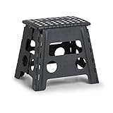 [page_title]-Zeller 13035 PREMIUM Klapphocker faltbar, Kunststoff, anthrazit, TÜV geprüft, belastbar bis 150 kg, ca. 37 x 30 x 32 cm, mittel