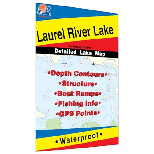 Laurel River Lake Fishing Map