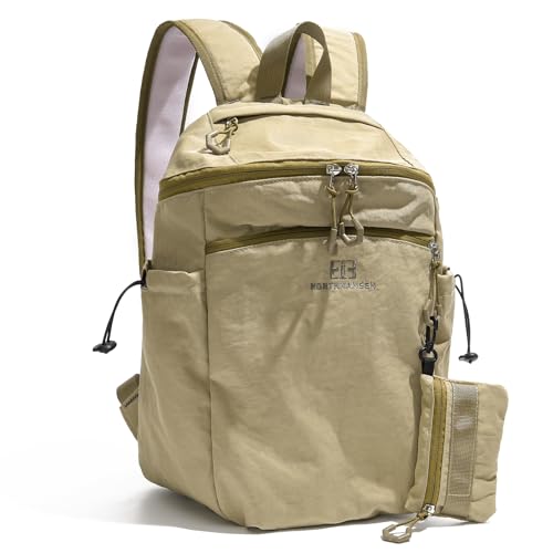 Sac a dos college sport beige décontracté et petit sac a dos imperméable