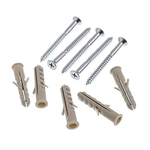 Parafuso Fenda Phillips Cabeca Chata Com Bucha Anel 8mm - Cartela Bemfixa