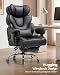 COMHOMA Big and Tall Office Chair with Upgrade Footrest, Heavy Duty Gaming Chair High Back Executive Chair with Spring Lumbar Support for Lower Back Pain Relief, 150°Reclining Adjustable Armrests