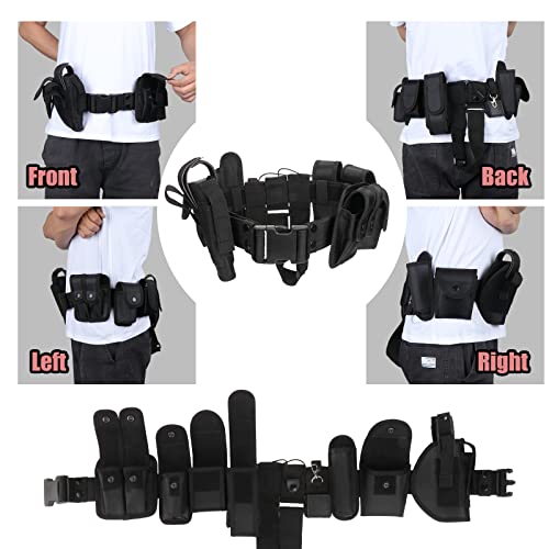 Kyrio Modular Equipment System Taktischer Hüftgurt mit Beuteln Taktischer Dienstgürtel mit Komponenten Holster für die Sicherheitsjagd von Strafverfolgungsbehörden
