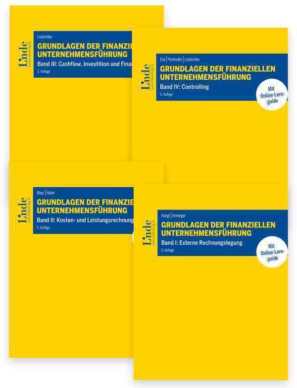 Grundlagen der finanziellen Unternehmensführung, Band I-IV: Band I-IV (Linde Lehrbuch)
