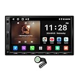 ATOTOZONE AC-44F8 Orologio Funzione Volante Stile Bracciale, per A5LG2A7T, Autoradio 2 Din Android, 7" Stereo auto bluetooth con schermo,2G+32G, CarPlay Android Auto Wireless,Tethering via WiFi/BT/USB