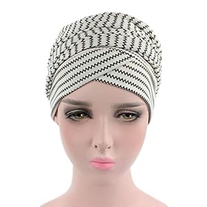 da Donna Cotone Beanie Chemo Cappello Dormire Cappello Slouchy Foulard Turbante Copricapo Piega Fantasia Vestito Mascherata Prestazione Imperatrice India Musulmano Ribelle/B/Codice uniforme