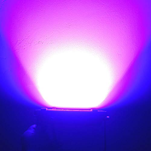 Quans 110V 20W Slim Waterproof Ultra Violet Uv Led Flood Black Light Blacklight For Party Supplies, Glue Curing, Neon Glow, Glow In The Dark, With Us Plug #TOP6