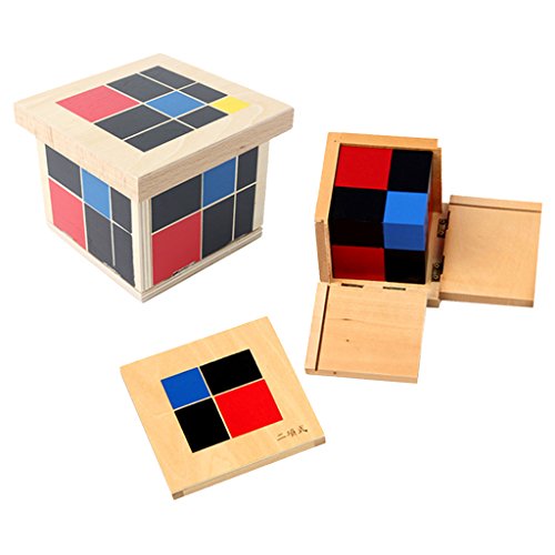 MagiDeal 2 Set di Legno Montessori Materiale Matematico