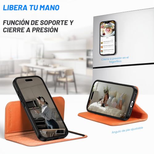 Funda iPhone 17 Pro con Carga Inalámbrica y Bloqueo RFID SHIELDON 6