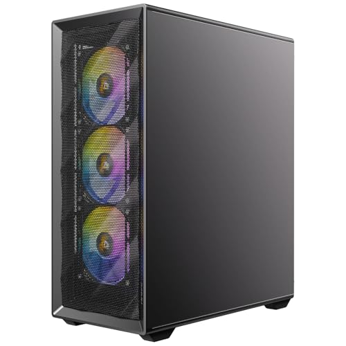 Boîtier PC Tour midi ATX ANTEC AX85 ARGB Noir pour configuration de jeu
