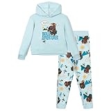 Disney Moana Maui Infant Baby Boys Fleece Drop Shoulder Pullover Hoodie and Jogger Pants Outfit Set Pale Aqua Blue 18 Months