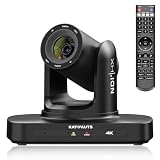KATOVJJTS PTZ Camera 4K with 20X Optical Zoom, 4K NDI PTZ Camera with AI Auto Tracking(Gen3),Live...