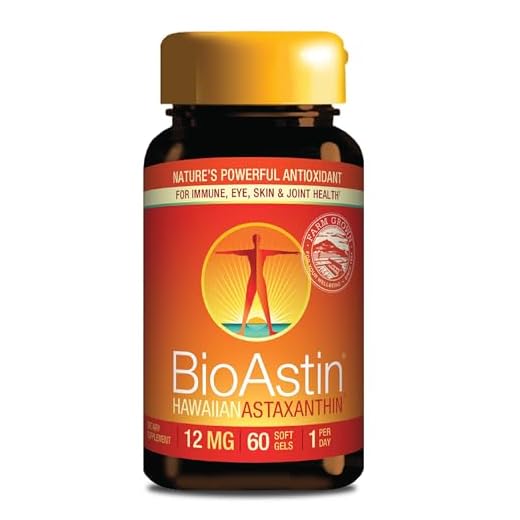 NUTREX HAWAII, BioAstin Hawaiian Astaxanthin 12 mg, Boosts Immunity and Supports Eye, Skin and Joint Health, 60 Count