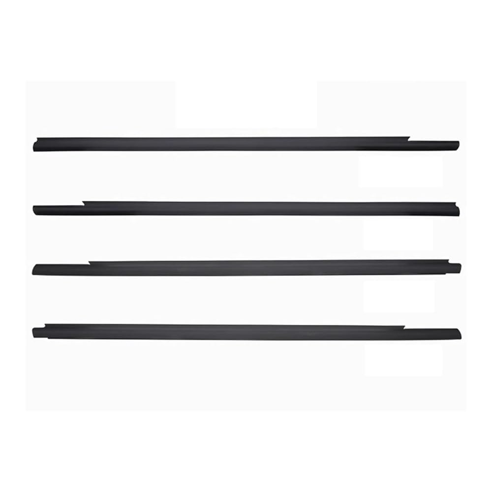 Mltlkppvng Black Car Seal Strip For Citroen For Elysee 2014 2015 2016 4Pcs Car Outer Windows Rubber Weatherstrip Seal Belt Exterior(Black)