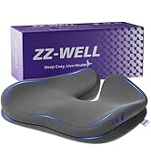Amazon.com: ZZ-WELL Seat Cushion for Office Chairs, Black, 21.2
