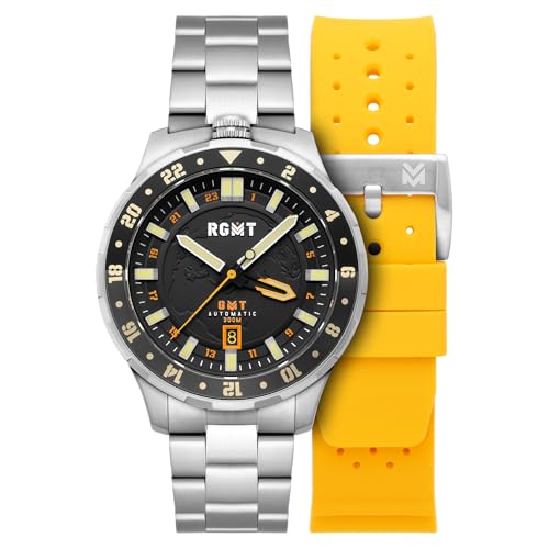 Montre automatique voyageur RGMT Globemaster GMT avec second fuseau horaire
