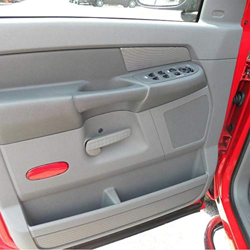 BASIKER Driver and Passenger Grey Door Window Switch Panel Bezel Compatible with Dodge 2002 to 2010 Ram 1500 2500 3500 Front Right and Left Seat