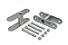 Daystar, Jeep CJ ?" Front Or Rear Lift NonGreasable Shackle, fits 1946 to 1975 2/4WD, KJ60001, Made in America , Black