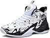 Qiucdzi Zapatillas de Baloncesto para Hombre Antideslizantes, Transpirables para Exterior, con Estilo Graffiti, para Entrenamiento Deportivo, Correr y Caminar 2