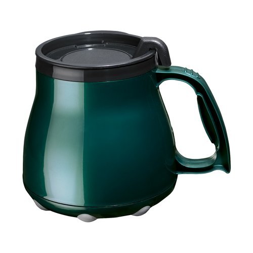 Low Rider No Tip Desk Mug, Coffee Mug, Made in America (Green)