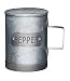 Produktbild KitchenCraft Industrial Kitchen Pfefferkessel aus verzinktem Stahl, Vintage-Stil, 10 cm