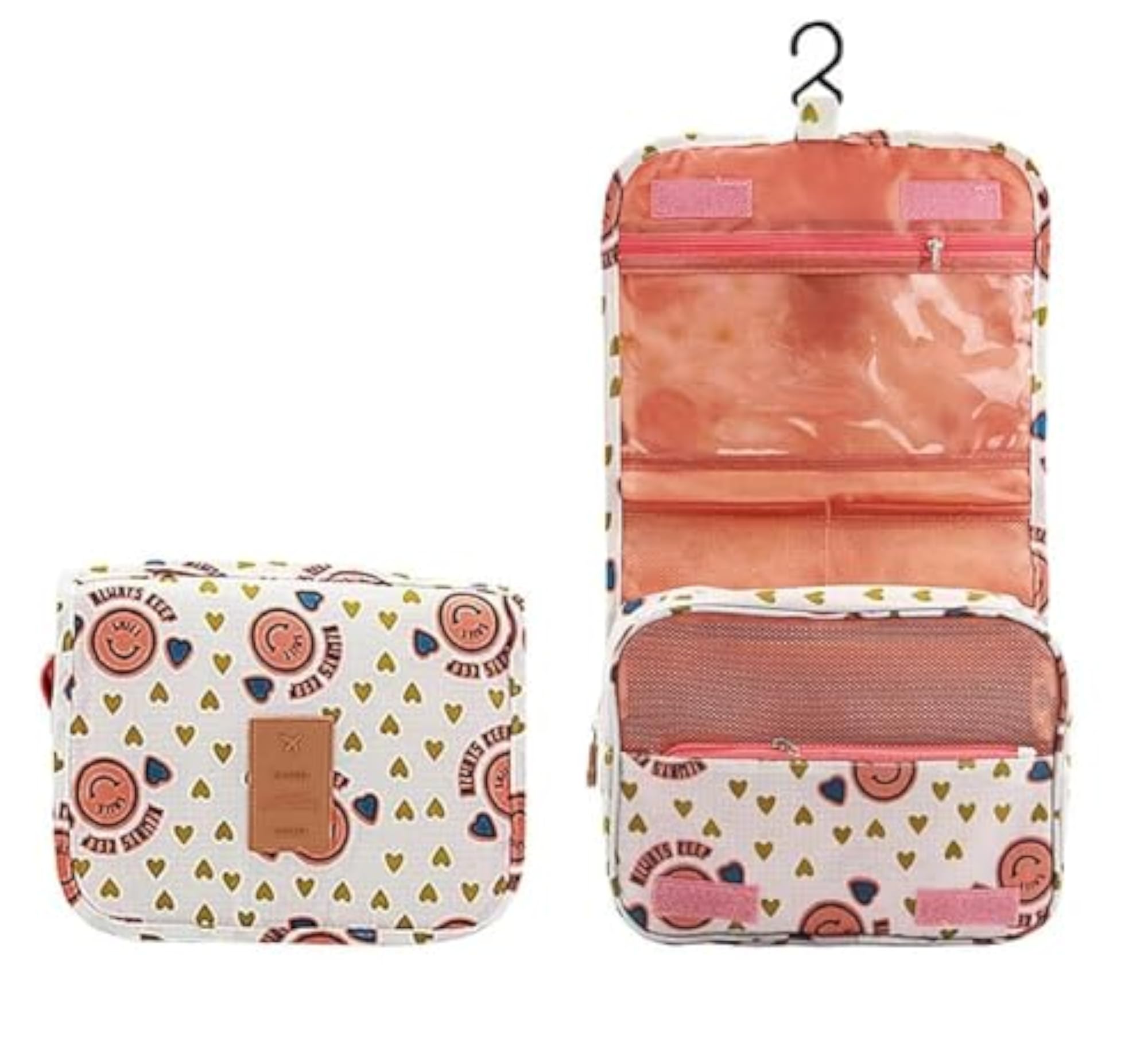 Solid Cosmetic Pouch, 9 Cms Portable Makeup Bag