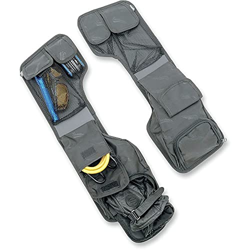Juego organizador para tapa de alforjas y maleta de viaje LA01-Negro compatible con Harley Touring 1993-2013 miniatura 1