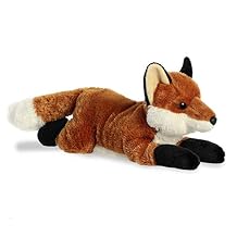 Aurora Adorable Grand FlopsieTM Fiona Fox Stuffed Animal - Playful Ease - Timeless Companions - Orange 16.5 Inches