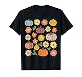 Spooky Autumn Pumpkins Ghosts Witches Retro Shirts