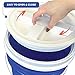 ePackageSupply 5 Gallon White Bucket with Gamma Seal Screw on Airtight Lid | Made in USA | Food Grade | Heavy-Duty | Durable 90 Mil All Purpose Pail | Easy Stack and Store | BPA Free (3 Count), Blue