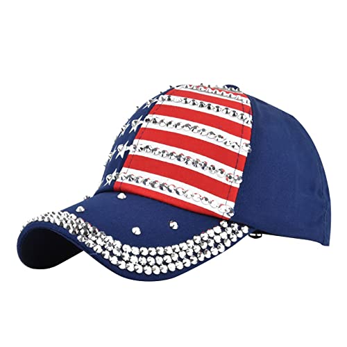 American Flag Hat For Men Women Baseball Cap Adjustable Embroidered Usa Hats Mesh Breathable Trucker Hat Snapback Hat #TOP24