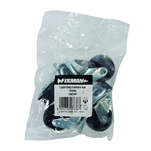 FIXMAN 156197 - Ruedas giratorias, 4 pzas (41 mm)