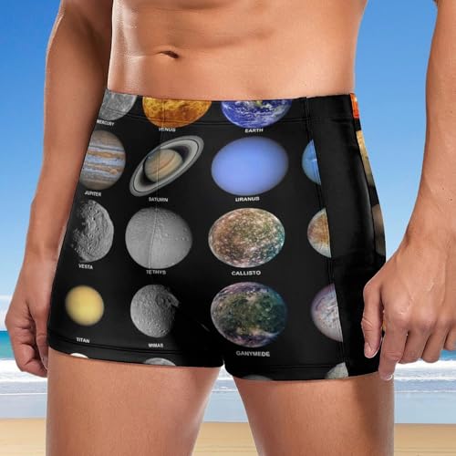 Swimming trunks boxer de bain homme short élastique avec cordon - 2