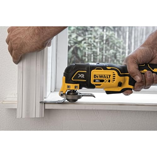 DEWALT 20V Oscillating Tool, Cordless, Wood Blades, Sandpaper, Tool Bag, Battery and Charger Included (DCS356SD1) by DEWALT - Image 8