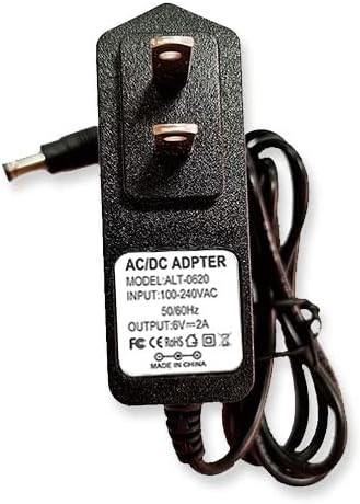 Amazon.com: 6V2A Power Adapter AC 100-240V to DC 6Volt Transformer 12 w ...